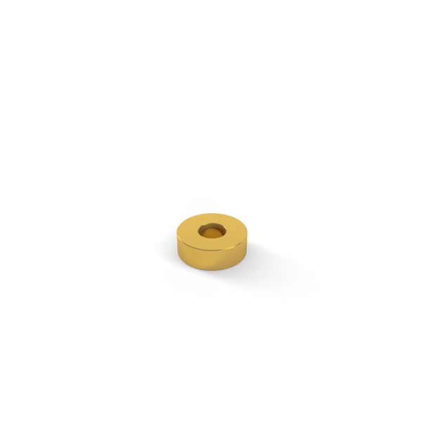INOX ONE Philophrosyne Distanzrolle 15 mm / 05 mm Gold-glänzend