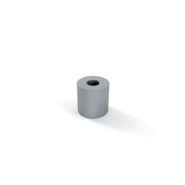 INOX ONE Philophrosyne Distanzrolle 15 mm / 15 mm Chrom-matt